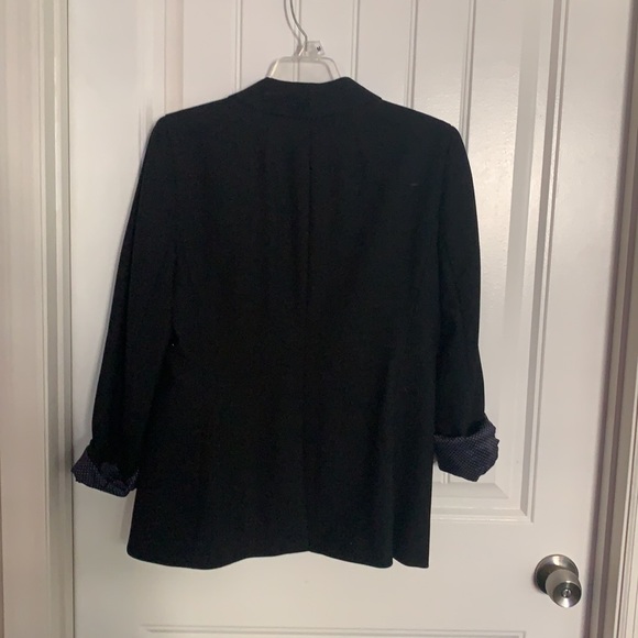 J. Crew Wool-Blend Blazer- BLACK - Picture 3 of 3